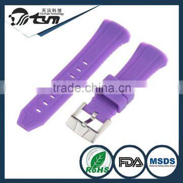 factory oem 28mm silicone rubber wrist removable watch strap