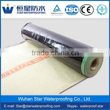 4mm and 5mm self-adhesive anti-root waterproofing membrane for plant roofing