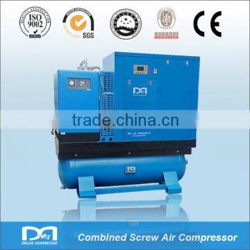 Air Dryer Air Tank Combined Twin Dual AC Electric Rotary Screw Air Compressor photo-6
