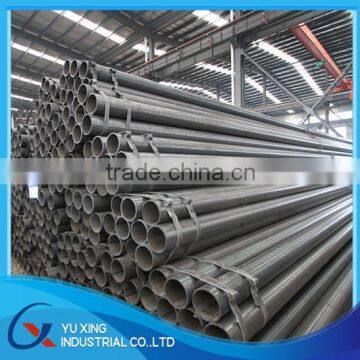 Q235 structure steel frame erw black steel tube