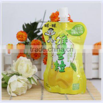 wholesale food grade spout pouch liquid drink plastic bag