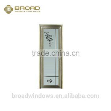 Customized aluminum alloy textured finish glass shower door