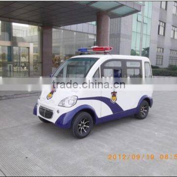 Chinese whole sealing smart 4 passengers electric car 48V4.2KW dc motor for police for sale