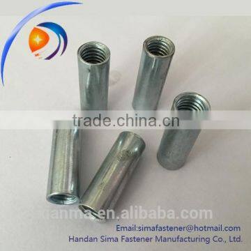 Zinc Plated Steel Round Threaded Nut