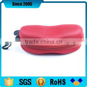 red pu cover eva eyeglass folding box case bag