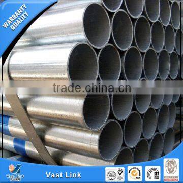 Mill Certificated 6 meter erw steel pipe dn200 galvanized pipe for construction