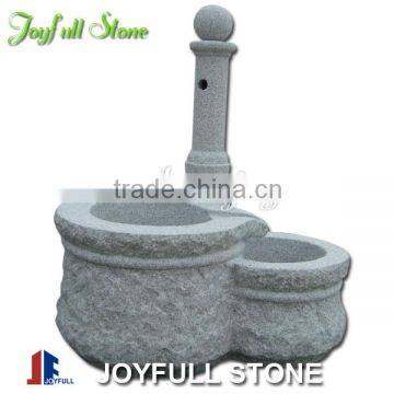 Outdoor Granite Fountain, stone trough fountain