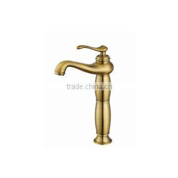 Best Selling Single Handle Bathroom Faucets gold/coffee