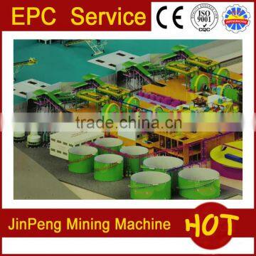 Small scale CIL gold processing plant from 10tpd to 100tpd