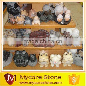 Chinese stone lovely statue, table decoration statue on sale