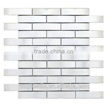 stainless steel mosaic, metal mosaics, modern house mosaic design(PMSG284)