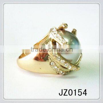 Dubai Gold Spiral Ring Yiwu Jewelry