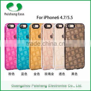 Free Sample Latest Design Cube Style 3D PC Protective Lens Frame TPU Mobile Phone Case for IPhone6s Case photo-6