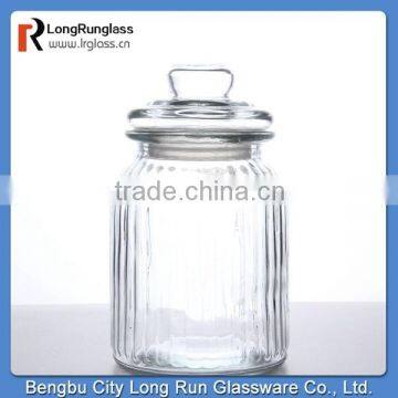 LongRun household Large capacity tea caddy glass jar manufacturer