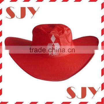 100%polyester cheap promotional folding cowboy hat,cool bucket hat