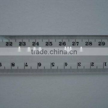 School and Office Supply Transparent 12' 30cm Plastic Ruler photo-3