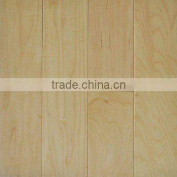 Multilayer Natural Canadian Maple Engineered Timber Flooring