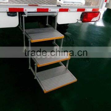 ES-F-T-M Series vehicle ladder Aluminum Folding bus Manual Step for Van and Motorhomes