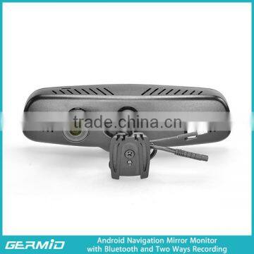 Android Car Rearview Mirror GPS Navigators,bluetooth,dvr Recording photo-3