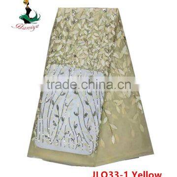 Haniye JLQ33-1/2016 Best Price Embroidery French lace / Hot Selling african Water Soluble Tulle Lace Fabric