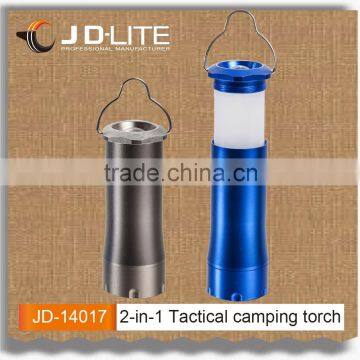 2-in-1extend-retract mini lantern camping flashlight lampe
