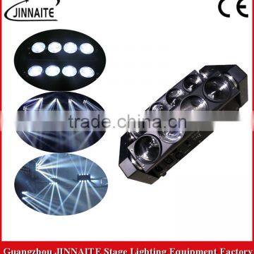 High Brightness LED 8pcs*10W White Color Led Spider Beam Lighting