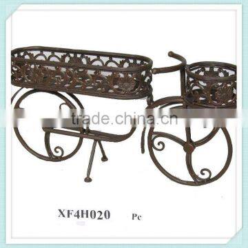 Decorative garden bicycle flower planter