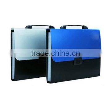 Office stationery A4/FC Double color Expanding file with Handle