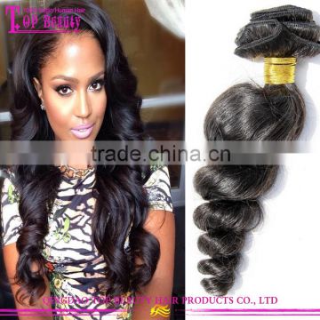 Hot Sale Peruvian Loose Wave Hair 6A Grade Unprocessed 100% Human Peruvian Hair Extension