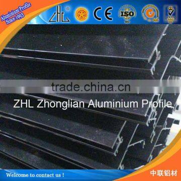 LIKE! black anodized aluminum profile like polycarbonate aluminium profile, black aluminium profile