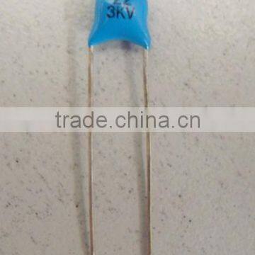 ceramic capacitor 22PF 3KV 22PF single layer capacitor for RFI/EMI suppression 22PF 3KV