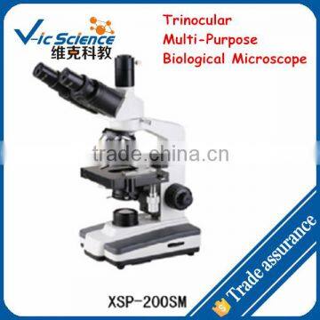 XSP-200SM 4X,10X,40X,100X Trinocular Multi-Purpose Biological Microscope