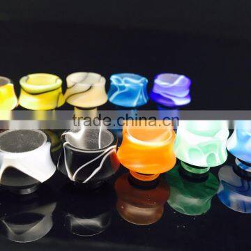 7 color available Resin Drip Tips Colorful 510 resin Drip Tips