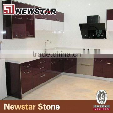 Newstar granite marble quartz L shape kitchen countertops