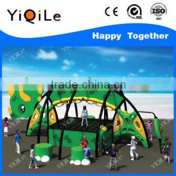 Cheap children outdoor playground climbing plastic slide equipment