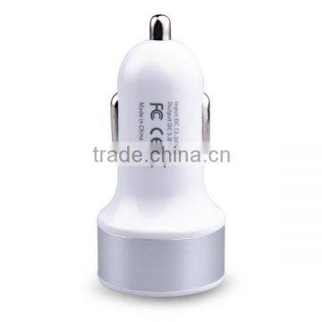 2016 Hot Selling Fast USB Phone Car Charger Adapter With Dual Smart Ports For Apple and Andriod Device photo-4