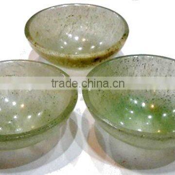 Green Aventurine 2 Inch Bowls : Wholesale Gemstone Bowls photo-2