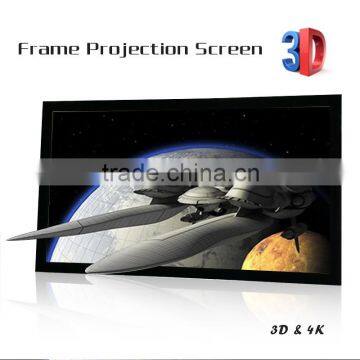 150 inch Office business fixed frame projector screen picture frame projector Screen photo frame projector screen