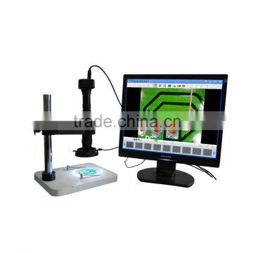 DMVV5000CL-TZ45 digital zoom stereo microscope equipped with 5.0MP digital microscope camera built-in high resolving relay lens