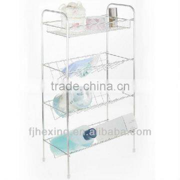 2014 new 2,3 layers shelf organizer movable bathroom rack