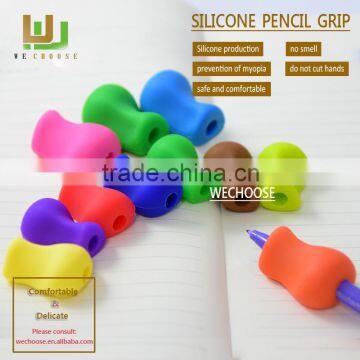 Multi colour silicone pencil grip quality choice putting kids into a comfortable writing feel