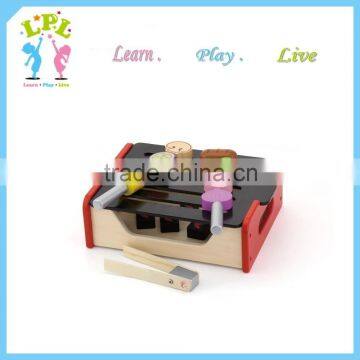 Dramatic series children wooden toys early learning china box barbecue grill