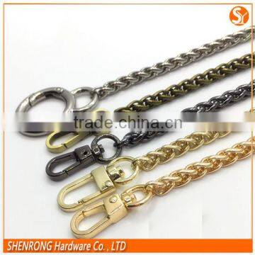 Purse Lantern lamp bag metal chain gold chain link