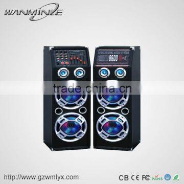 Professional 10 inch Stereo Speaker 160W Powerful Sound System with Disco Light Loud Speaker