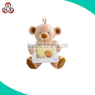 Custom Funny Baby Soft Plush Teddy Bear Photo Frame