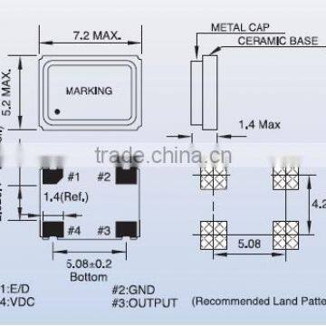 7x5mm SMD Spread Spectrum Low EMI Crystal Oscillator(2.5V) photo-2