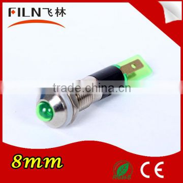 PCB high LED 8mm green motorcycle signal light