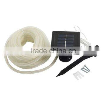 Christmas Decor 100 LED Solar Light Power 2 Modes Warm White Light PC Tube LED String Light
