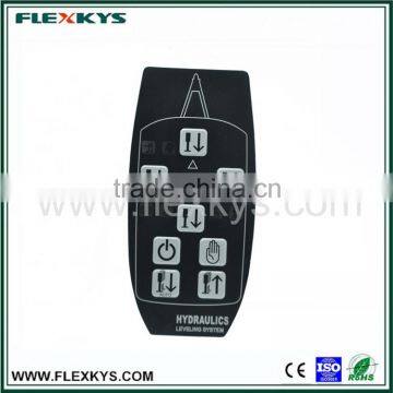Hot sale hydraulic leveling system membrane graphic overlay