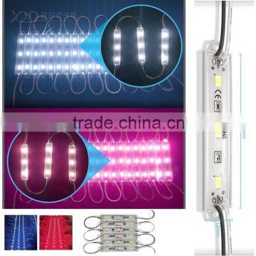 XQD Cheapest LED Module Epistar Smd 5730 5630 Leds 3Pcs Led 0.72W Led Module Pixel Lights Single RGB Color